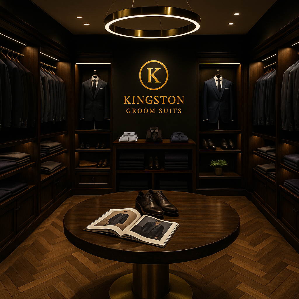 Kingston Groom Suits tailoring studio in Colombo Sri Lanka